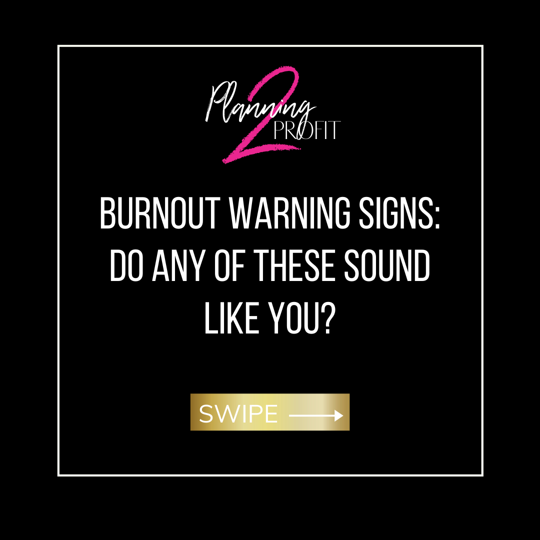 BURNOUT: Warning signs to watch out for - Precious Stevens